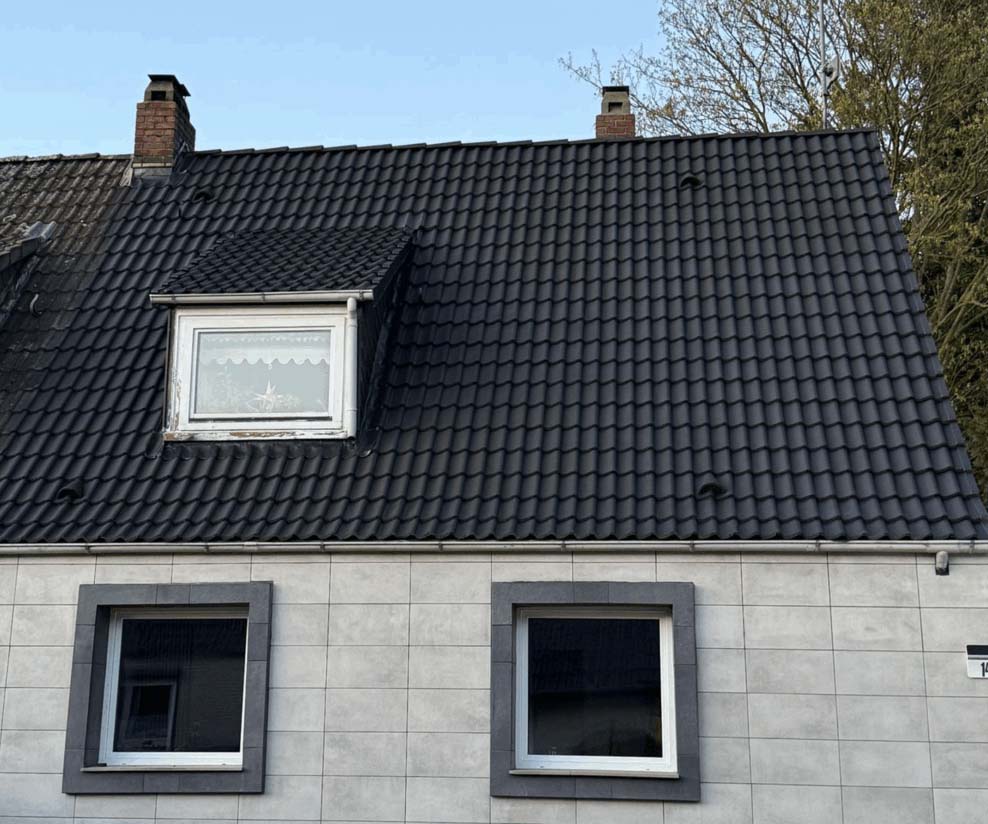 Dach nach der Beschichtung